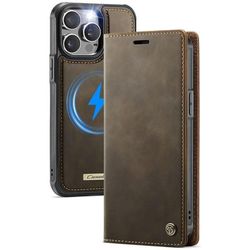 CaseMe mobildeksel C49 2i1 til Apple iPhone 15 Pro – Coffee