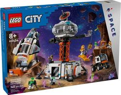 LEGO 60434 Rombase og utskytningsrampe for rakett Ny.