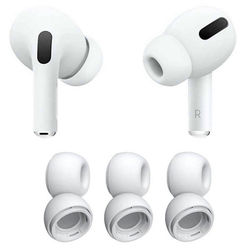 Ãrepuder 6-pak (XS) til Apple AirPods Pro 2 - Hvid