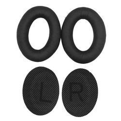 1 par BOSE QC15 / QC25 / QC35 JZF-236 ørepuder i læder - Sort