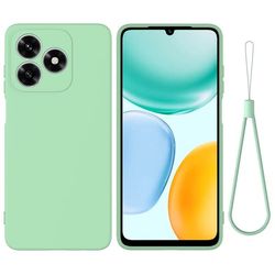 Matt flytende silikondeksel for Honor X5c Plus 4G / Honor X5c - Grønn