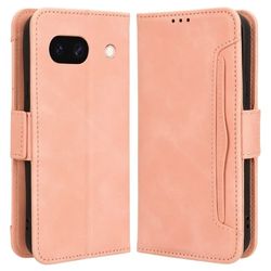 Lommebok-etui i moderne skinn-design Google Pixel 8A - Rosa