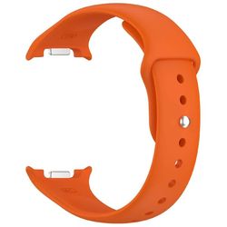 Smart klokkerem Samsung Galaxy Watch8 44 mm / 40 mm / Watch8 Classic 46 mm Silikonrem med omvendt spenne - Oransje