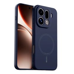 ABEEL Oppo Find X9 Pro 5G magnetisk deksel Skin Touch flytende silikon bakdeksel - Mørkeblå