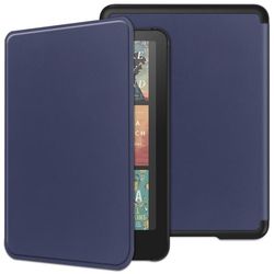 Amazon Kindle Paperwhite (2024) Case Bump Resistant and PU E-Reader Cover Support Auto Wake / Sleep - Blue