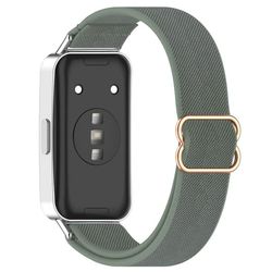 Urrem Huawei Band 10 NFC / 10 / 9 NFC / 9 / 8 NFC / 8 Nylon Elastisk Flettet Rem - Grøn