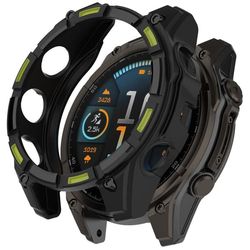Garmin Tactix 8 51 mm AMOLED-versjon Myk, fleksibel klokkehus Hule, støtsikre støtfangere - Svart + Grønn
