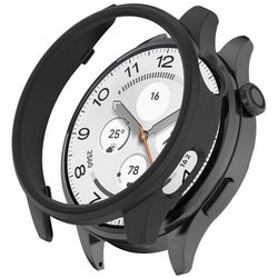 Xiaomi Watch 5-etui med halvdækning, udskåret og stødbestandig beskyttelsesramme - Mat Sort