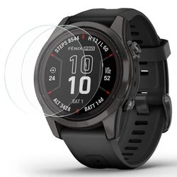 2-pakning Garmin Fenix 7S Pro skjermbeskytter for Fenix 7S Pro-klokke Herdet glassfilm 2,5D Arc Edge