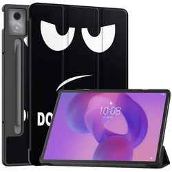 Lenovo Idea Tab Pro Case Pattern Print Leather Stand Tablet Cover - Don'T Touch Me