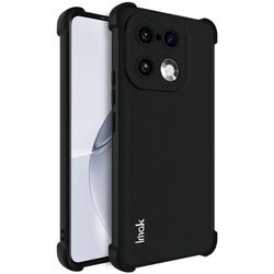 IMAK Realme 16 Pro+ 5G-etui Fleksibelt mobildeksel med airbag og støtsikker beskyttelse - Matt Svart