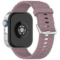 Urearmbånd for Huawei Watch Fit 4 / Fit 4 Pro / Fit 3 Silikon sportsarmbånd - Røykfarget Lilla