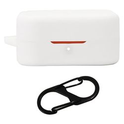 Nothing CMF Buds Pro 2-etui for Bluetooth-øretelefoner Silikondeksel med anti-tapt spenne - Hvit