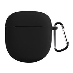 Bose QuietComfort 2 / Ultra silikonetui Trådløs øretelefon Anti-riper beskyttelsesdeksel med karabinkrok - Svart