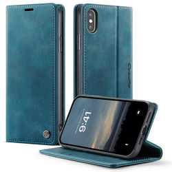 CaseMe iPhone Xs / iPhone X vintage-etui - Grønn