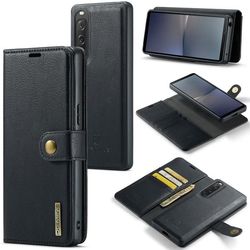 DG.Ming Sony Xperia 10 V 2-in-1 Pung Etui - Sort