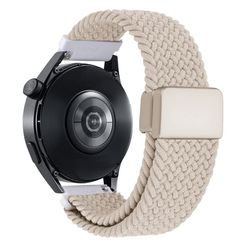 20 mm universal armbånd med magnetisk spænde i flettet nylon til smartwatch - Stjernelys