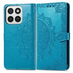 Mandala Honor 400 Smart / Honor 400 Smart 4G / Honor X7d 4G læderetui - Blå