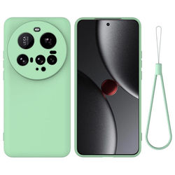 Matt flytende silikondeksel for Xiaomi 15 Ultra - Grønn