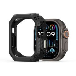 Apple Watch Ultra 2 49mm / Apple Watch Ultra 49mm DUX DUCIS Damo Series Watch Case PC+TPU Drop-proof Smartwatch Cover - Sort