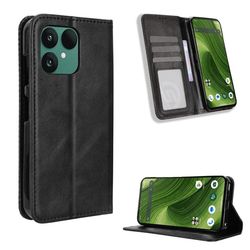 Skinn-etui i lommebok-stil for Fairphone 6 - Svart
