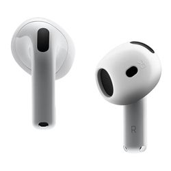 AirPods 4 öronsnäckor halkskydd silikonskydd Bluetooth hörlurar hörselkåpor öronproppar - Transparent