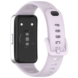 Huawei Band 10 / 10 NFC / 9 / 9 NFC / 8 / 8 NFC Erstatningsrem i silikone til smartwatch - Lyselilla