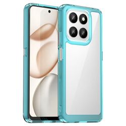 Honor 400 Smart 4G / Honor 400 Smart / Honor X7d 4G smart akryl cover - Gennemsigtig Blå