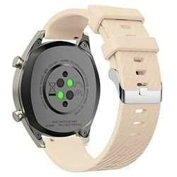 20 mm armband för Samsung Galaxy Watch 5 Pro 45 mm / Watch 5 44 mm / 40 mm universellt diagonalt randigt silikonarmband - Champagne