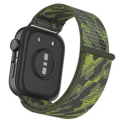 Armbånd til Huawei Watch Fit 4 Pro / Fit 4 / Fit 3 Magic Tape nylonløkke armbånd - Kamuflasjegrønn