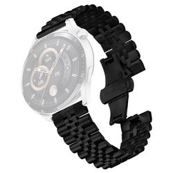 Garmin Forerunner 255 armband 5-pärls rostfritt stål med fjärilslås - Svart