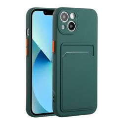 Kortholdercover til iPhone 13 Mini - Grøn