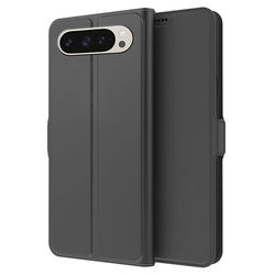 Glatt og tynt premium PU-skinnetui for Google Pixel 10 Pro XL - Svart