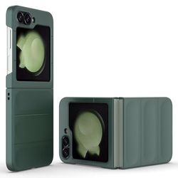 Blødt grebsformet Samsung Galaxy Z Flip6 cover - Grøn