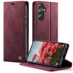 CaseMe vintage Samsung Galaxy S23 FE fodral - Röd