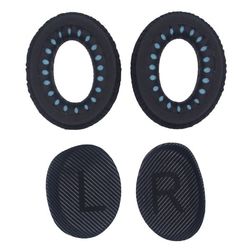 JZF-526 1 par Bose QuietComfort 35 ersättningshörlurar med öronkuddar av meshduk - Svart
