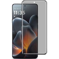 IMAK Anti Spy-skjermbeskytter Motorola Edge 70 Ultra 5G / Moto X70 Air Pro 5G / Signature 5G - herdet glass med full dekning og lim på sidene - Svart