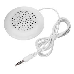 Ny DIY Pudebetrukket Højttaler 3.5mm Mini Stereo Højttaler til MP3 Telefon Bærbar CD