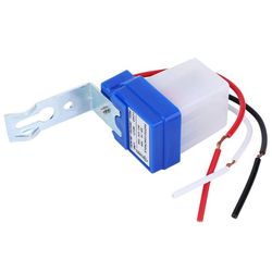 2-pack AS-10A 12V DC Automatisk skymningsrelä för utomhusgatubelysning, IP44 Vattentät
