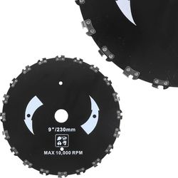Kettenschneidblad Kjetting Hode for Motorsense Kapphode 23cm 25,4mm Klipp Hode