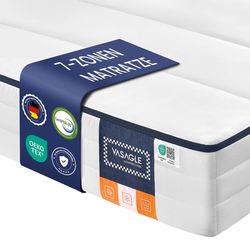 Madrass 160 x 200 x 16 cm, Gel Memory Foam, 7-zons