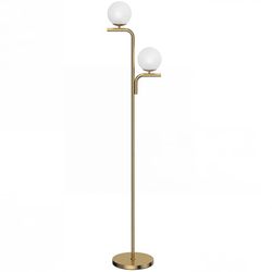 LED-golvlampa 33x28x170 cm guld