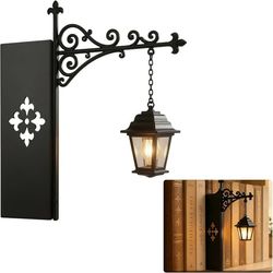 1/2/3 st bibliotekslykta bokhylla lampa, varm LED bokvrå ljus, vintage metall bokstöd dekor för läshörna & bibliotek