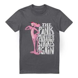 Pink Panther Unisex Adult Strikes Again T-Shirt
