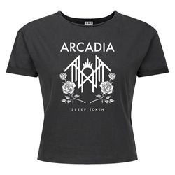 Amplified Womens/Ladies Arcadia Sleep Token Crop Top