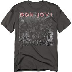 Bon Jovi Unisex Adult Slippery Cover T-Shirt
