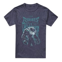 Marvel Rivals Unisex Adult Symbiote Venom Heather T-Shirt