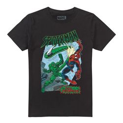 Spider-Man Unisex Adult Sting Of The Scorpion Retro T-Shirt
