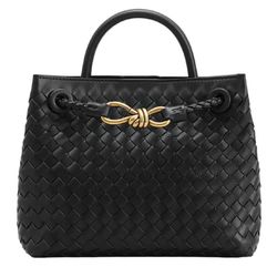Where's That From Woven Leather Tote Bag