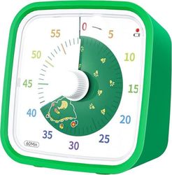 Barnetimer, 60-minutters nedtellingstimer for barn og voksne (grønn dinosaur)